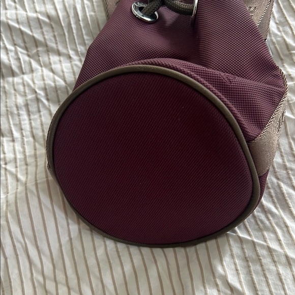 Lacoste Maroon Crossbody Bag with Brown Strap - Picture 6 of 6